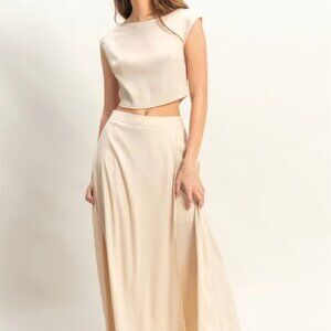 nwt HYFVE Sleeveless Top and Maxi Skirt Set